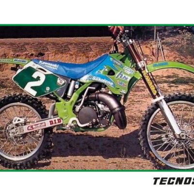 BLACKBIRD KOMPLET NAKLEJEK (OKLEIN) KAWASAKI KX 125/250 '94-'98 REPLICA TEAM KAWASAKI 1994 - widok alternatywny