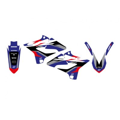 BLACKBIRD KOMPLET NAKLEJEK (OKLEIN) YAMAHA YZ 125/250 '15-'21 DREAM 5 KOLOR NIEBIESKI CZARNY BIAŁY - widok alternatywny