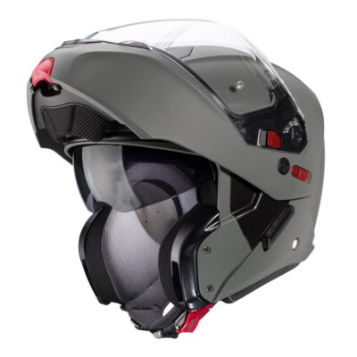 CABERG KASK SZCZĘKOWY FLIP-UP MODEL HORUS X SOLID KOLOR SZARY MAT KAMO ROZMIAR L (PINLOCK W ZESTAWIE) - widok alternatywny