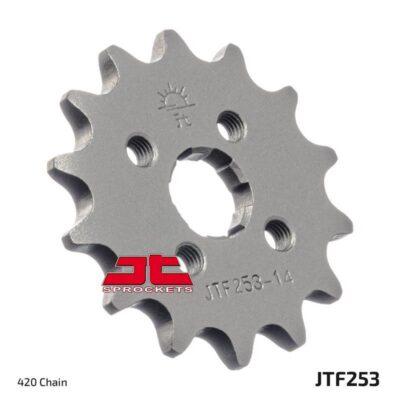 JT ZĘBATKA PRZEDNIA 255 17 HONDA MTX/MBX/XR 80 (25517JT) (ŁAŃC. 420) - widok alternatywny
