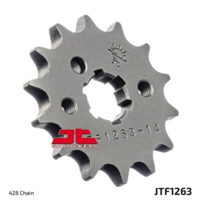 JT ZĘBATKA PRZEDNIA 263 12 SUZUKI RM 80/85, YAMAHA XT 125 R/X (26312JT) (ŁAŃC. 428) - widok alternatywny