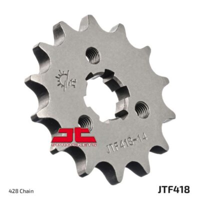 JT ZĘBATKA PRZEDNIA 416 14 KAWASAKI KX 125 '77-79', KC/KE/KH/KS/KE/KM 90/100/125/175 '77-98' (41614JT) (ŁAŃC. 428) - widok alternatywny
