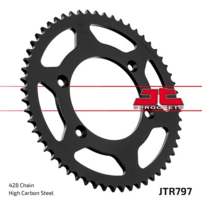 JT ZĘBATKA TYLNA 4488 51 KAWASAKI KLX 125 '03-06, SUZUKI DR-Z 125 '03-20 (448851JT) (ŁAŃC. 428) - widok alternatywny