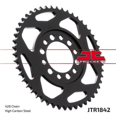 JT ZĘBATKA TYLNA 842 44 YAMAHA YZ 80 '81-83', DT 125/175 '74-77',TW 125 '99-02', TW 200 '89-', XT 350 '85-00' (84244JT) (ŁAŃC428) - widok alternatywny