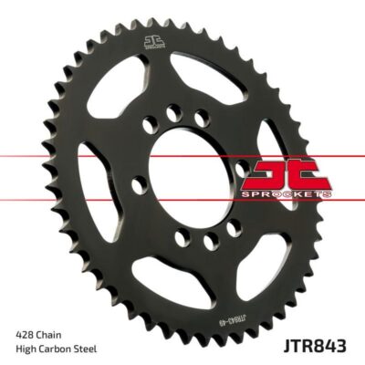 JT ZĘBATKA TYLNA 843 45 YAMAHA DT 80LC '83-84 (-3), DT 125 LC (-4), SR 125 '80-'94 (-4) (84345JT) (ŁAŃC. 428) - widok alternatywny