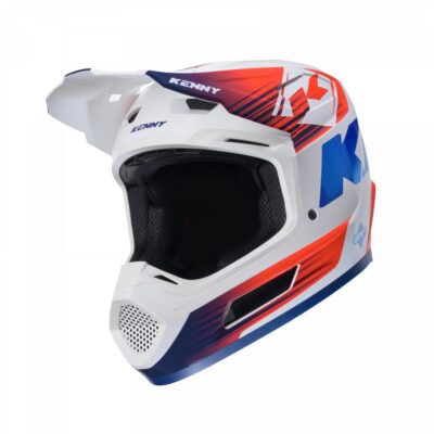 KENNY RACING KASK CROSS/ENDURO MODEL PERFORMANCE ERT GRAPHIC PATRIOT KOLOR BIAŁY/CZERWONY/NIEBIESKI ROZMIAR L ( 59 - 60 CM ) - widok alternatywny
