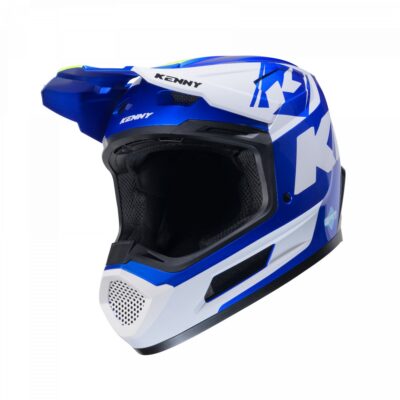KENNY RACING KASK CROSS/ENDURO MODEL PERFORMANCE ERT GRAPHIC CANDY BLUE KOLOR NIEBIESKI/BIAŁY/CZARNY ROZMIAR XXL ( 63 - 64 CM ) - widok alternatywny