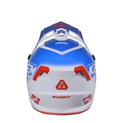 KENNY RACING KASK CROSS/ENDURO TRACK KID/JUNIOR/DZIECIĘCY GRAPHIC FOCUS PATRIOT KOLOR NIEBIESKI/BIAŁY/CZERWONY ROZMIAR L ( 51 - 52 CM ) - widok alternatywny