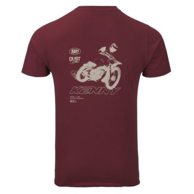 KENNY RACING KOSZULKA T-SHIRT DUST BURGUNDY KOLOR BURGUNDOWY ROZMIAR S - widok alternatywny