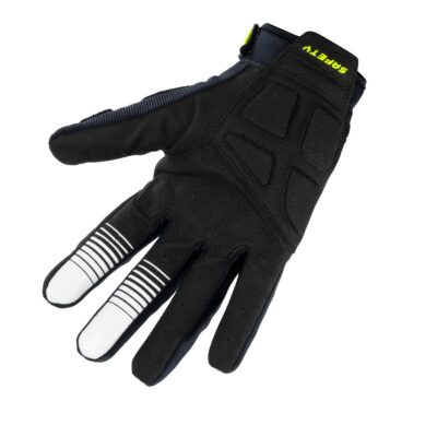 KENNY RACING RĘKAWICE CROSS/ENDURO MODEL SAFETY BLACK/GREY/YELLOW KOLOR CZARNY/SZARY/ŻÓŁTY FLUO ROZMIAR XXXL - widok alternatywny
