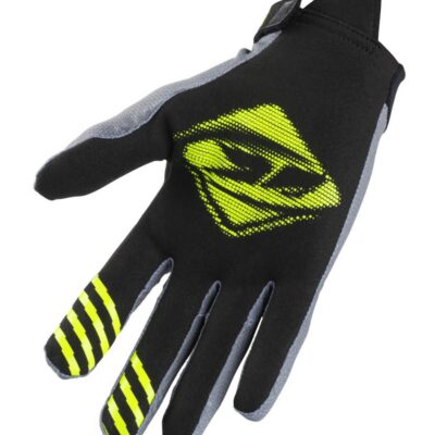 KENNY RACING RĘKAWICE CROSS/ENDURO/ROWEROWE MTB MODEL GRAVITY GREY/NEON YELLOW KOLOR SZARY/CZARNY/ŻÓŁTY FLUO ROZMIAR M - widok alternatywny