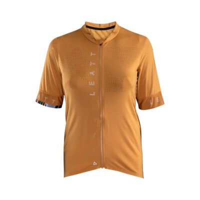 LEATT KOSZULKA ROWEROWA (DAMSKA) MTB ENDURANCE 5.0 WOMAN JERSEY RUST KOLOR ZŁOTY ROZMIAR L - widok alternatywny