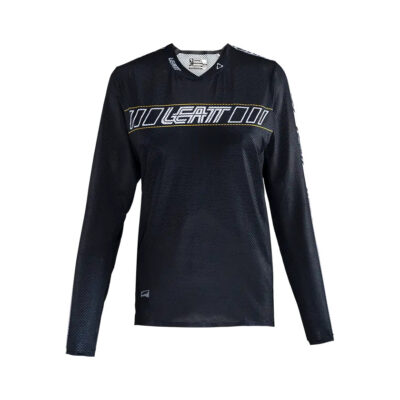 LEATT KOSZULKA ROWEROWA (DAMSKA) MTB GRAVITY 4.0 JERSEY WOMEN BLACK KOLOR CZARNY ROZMIAR S - widok alternatywny