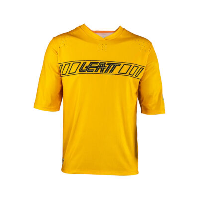 LEATT KOSZULKA ROWEROWA (DZIECIĘCA) MTB ENDURO 3.0 JUNIOR JERSEY GOLD KOLOR ŻÓŁTY ROZMIAR L (140-150 cm) - widok alternatywny