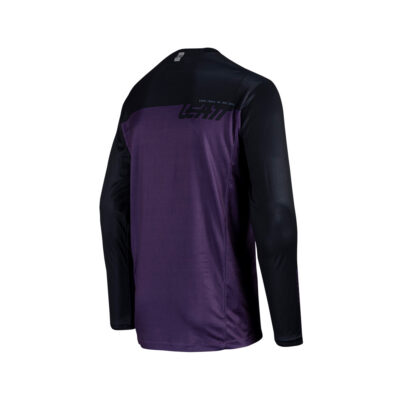 LEATT KOSZULKA ROWEROWA MTB ENDURO 4.0 JERSEY VELVET KOLOR FIOLETOWY/CZARNY ROZMIAR XXL - widok alternatywny