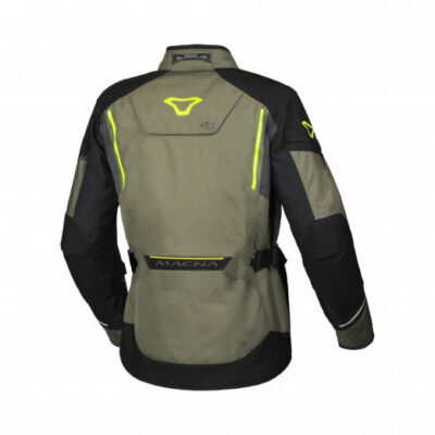 MACNA WYPRZEDAŻ KURTKA (WYPINANE TERMO I WYPINANE RAINTEX) MUNDIAL MOTORCYCLE JACKET GREEN/YELLOW KOLOR ZIELONY/CZARNY/ŻÓŁTY FLUO ROZMIAR L - widok alternatywny