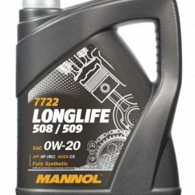 MANNOL OLEJ SILNIKOWY SAMOCHODOWY 0W20 LONGLIFE 508/509 5 LITRÓW (7722) (SYNTETYCZNY) - widok alternatywny