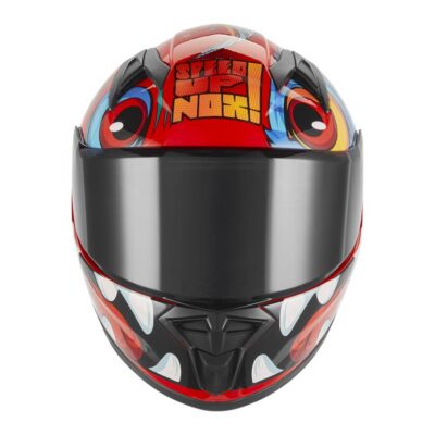 NOX KASK INTEGRALNY (FULL FACE) N731 SCRAPPY KID / JUNIOR (DZIECIĘCY) KOLOR CZERWONY/NIEBIESKI/BIAŁY ROZMIAR XL - widok alternatywny