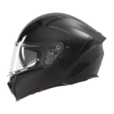 NOX KASK INTEGRALNY (FULL FACE) Z BLENDĄ N402 SOLID KOLOR CZARNY POŁYSK ROZMIAR XS - widok alternatywny