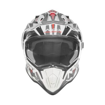 NOX KASK OFFROAD / TRAIL DUOSPORT (DUAL) N312 TRACK Z SZYBKĄ I BLENDĄ KOLOR CZERWONY/BIAŁY ROZMIAR XL - widok alternatywny