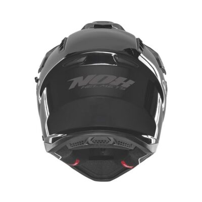 NOX KASK OFFROAD / TRAIL DUOSPORT (DUAL) N350 SOLID Z SZYBKĄ I BLENDĄ KOLOR CZARNY POŁYSK ROZMIAR XL - widok alternatywny