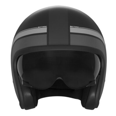 NOX PROMOCJA PREMIUM KASK OTWARTY JET NEXT TRAKER KOLOR CZARNY/TYTANOWY MAT ROZMIAR M (CIEMNA BLENDA) - widok alternatywny