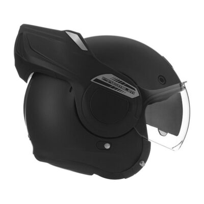 NOX PROMOCJA PREMIUM KASK SZCZĘKOWY (SZCZĘKA DO TYŁU) Z BLENDĄ STRATOS KOLOR CZARNY MAT ROZMIAR XS - widok alternatywny