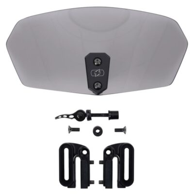 OXFORD 12/2025 WINDSHIELD DEFLEKTOR REGULOWANY NA SZYBĘ PRZYCIEMNIANY (DYMIONY) (SMOKED) 260 x 125MM - widok alternatywny