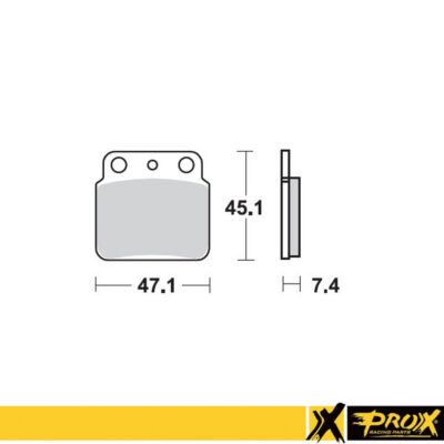 PROX KLOCKI HAMULCOWE KH137 SUZUKI LTZ 400, LTR 450 TYŁ - widok alternatywny