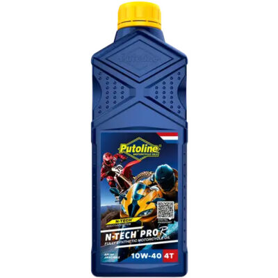 PUTOLINE OLEJ SILNIKOWY 4T 100% SYNTETYK N-TECH® PRO R+ 10W40 1L (AKC) - widok alternatywny
