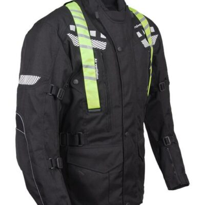 ROLEFF WYPRZEDAŻ KURTKA TEKSTYLNA DŁUGA MODEL RO773 (3W1) KOLOR CZARNY/ŻÓŁTY FLUO ROZMIAR 3XL - widok alternatywny