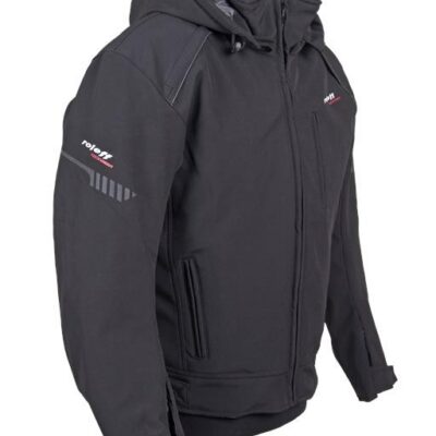 ROLEFF PROMOCJA KURTKA TEKSTYLNA SOFTSHELL KRÓTKA MODEL RO1513 (3W1) KOLOR CZARNY ROZMIAR M - widok alternatywny