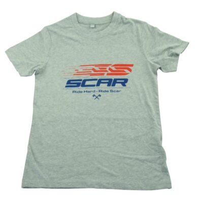 SCAR RACING WYPRZEDAŻ KOSZULKA T-SHIRT Z LOGIEM SCAR KOLOR SZARY ROZMIAR S - widok alternatywny