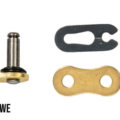 TSUBAKI OGNIWO ŁĄCZĄCE ZAPINKA DO ŁAŃCUCHA 525 RQ2 PROFESSIONAL ROAD X-RING CHAIN KOLOR ZŁOTY - widok alternatywny
