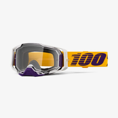 100 PROCENT GOGLE ARMEGA DIFENBAK - PURPLE MIRROR LENS - KOLOR ŻÓŁTY/FIOLETOWY/BIAŁY- SZYBKA FILOETOWE LUSTRO - widok alternatywny