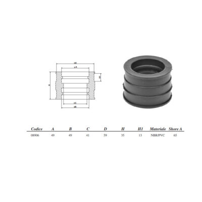 ARIETE KRÓCIEC SSĄCY GAŹNIKA ŚR. 49MM WYS. 35MM - widok alternatywny