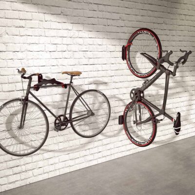 BIKETEC WIESZAK ŚCIENNY NA ROWER (WALL BIKE RACK) KOLOR CZARNY - widok alternatywny