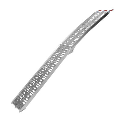 BIKETEC UNIWERSALNA RAMPA NAJAZDOWA ALUMINIOWA AŻUROWA MOTOCYKL / ATV 226 X 30,5 CM, MAX. 340 KG KOLOR SREBRNY - widok alternatywny