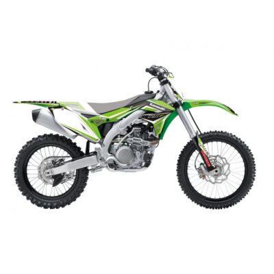 BLACKBIRD WYPRZEDAŻ KOMPLET NAKLEJEK (OKLEIN) KAWASAKI KX 450F '16-'18 DREAM 4 KOLOR ZIELONY CZARNY - widok alternatywny