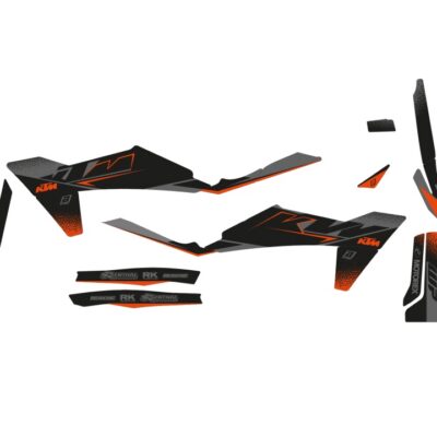 BLACKBIRD KOMPLET NAKLEJEK (OKLEIN) KTM SX/SX-F '24, EXC/EXC-F '24-'25 MAT BLACK KTM - widok alternatywny