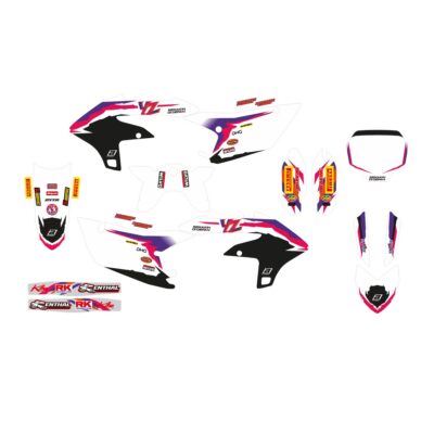 BLACKBIRD WYPRZEDAŻ KOMPLET NAKLEJEK (OKLEIN) YAMAHA YZ 250F '23-'24; YZ 450F '23-'24 REPLICA YAMAHA FACTORY RACING 23 50TH ANNIVERSARY - widok alternatywny