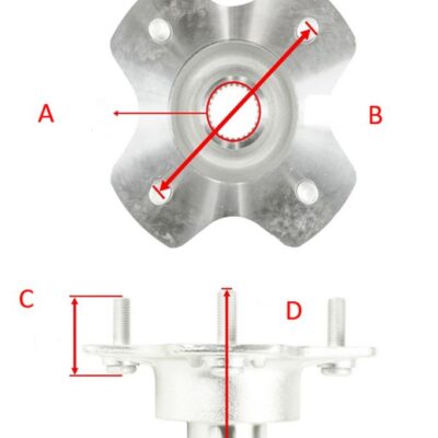 BRONCO PIASTA NAPĘDOWA KOŁA PRZÓD/TYŁ POLARIS SPORTSMAN XP/GENERAL/SCRAMBLER 1000 '20-21, GENERAL 1000 4MD/EPS '17 (5139177-458;5139978-458) - widok alternatywny