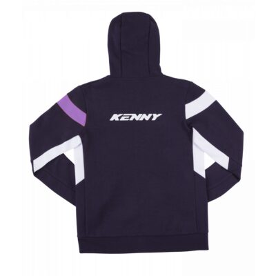 KENNY RACING BLUZA Z KAPTUREM MODEL RACING WOMAN DAMSKA KOLOR NIEBIESKI/FIOLETOWY/BIAŁY ROZMIAR S - widok alternatywny