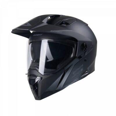 KENNY RACING KASK DUAL ADVENTURE MODEL EXTREME SOLID MATT BLACK KOLOR CZARNY ROZMIAR M (57 - 58 CM) - widok alternatywny