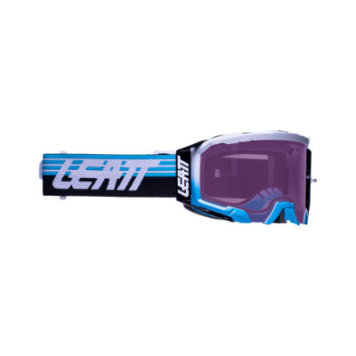 LEATT GOGLE VELOCITY 5.5 IRIZ GOGGLE AQUA PURPLE 78% - KOLOR NIEBIESKI/BIAŁY/CZARNY SZYBKA LUSTRZANA FIOLETOWA - widok alternatywny