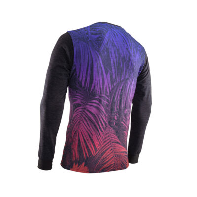 LEATT BLUZKA PREMIUM LONG SHIRT JUNGLE KOLOR GRAFITOWY/NIEBIESKI/POMARAŃCZOWY ROZMIAR L (CASUAL) - widok alternatywny