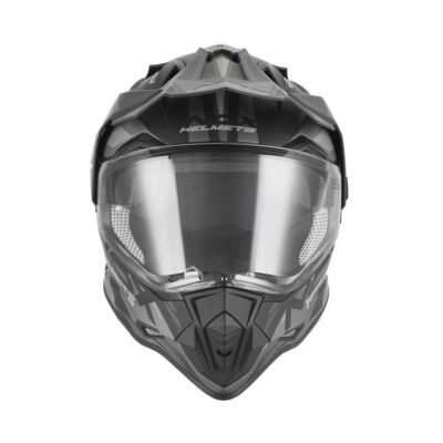 NOX KASK OFFROAD / TRAIL DUOSPORT (DUAL) N312 TRACK Z SZYBKĄ I BLENDĄ KOLOR CZARNY MAT/SREBRNY ROZMIAR L - widok alternatywny