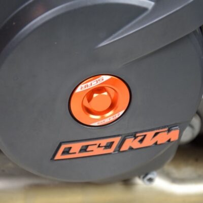 SCAR RACING KORKI INSPEKCYJNE SILNIKA KTM 250 / 350 SXF '11-'25, SX 450F '23-'25, 250 / 350 EXCF '12-'25, FREERIDE, DUKE, ADVENTURE KOLOR POMARAŃCZOWY - widok alternatywny