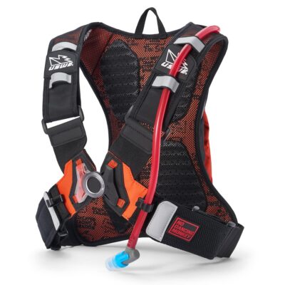 USWE CAMEL BAG MOTO HYDRO 3 FACTORY ORANGE KOLOR CZARNY/POMARAŃCZOWY MOTO/ROWER POJEMNOŚĆ 2L PŁYN (3L PLECAK + 2L PŁYN) - ZASTĘPUJE USWE2033438 - widok alternatywny