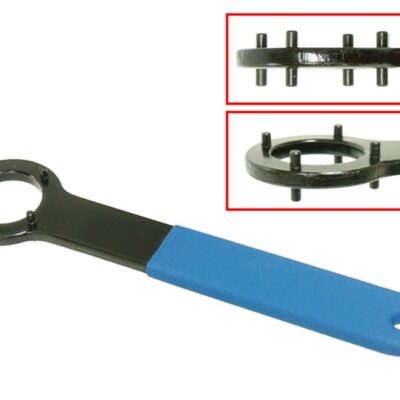 WRENCH HEAD NARZĘDZIA KLUCZ DO GÓRNYCH NAKRĘTEK AMORTYZATORÓW KTM 48MM WP (00-7827) (CZTERY BOLCE) - widok alternatywny
